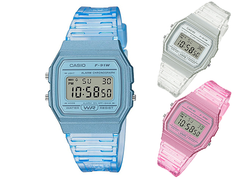 Casio F91-W Jelly Digital Watch 