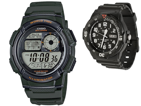 Casio Men's World Time Watch - Green (AE1000W-3AVCF)