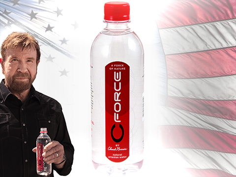 CForce 16.9 Fluid Ounce Chuck Norris Bottled Artesian Water