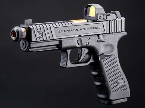 Elite Force Fully Licensed GLOCK 17 Gen.4 w/ EMG SAI Tier 2 Slide w/ RMR Cut (Model: Green Gas)