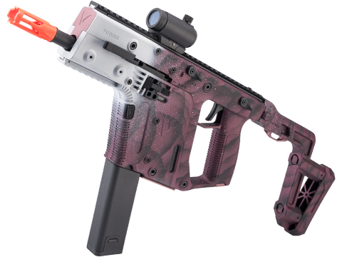 KRISS USA Licensed KRISS Vector Airsoft AEG SMG Rifle by Krytac w/ Firearm Grade Custom Cerakote Finish (Color: BC Blush / <350 FPS)