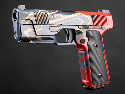 EMG / Hudson H9 Gas Blowback Airsoft Parallel Training Pistol w/ Custom Cerakote (Color: Spyder)