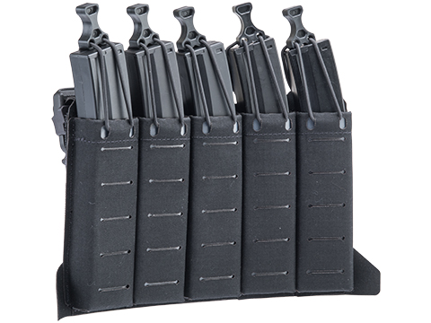 Templar's Gear 5x1 SMG Magazine Front Panel for Templar's Gear CPC ROC Gen 3 Plate Carrier (Color: Black)