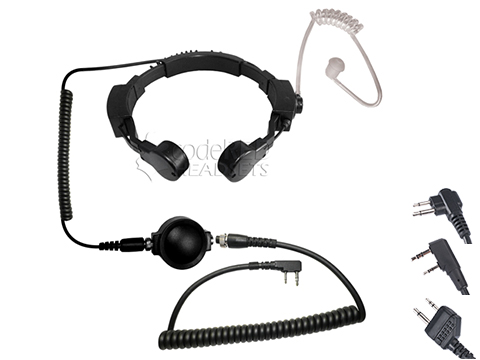 Code Red Headsets Assault Modular Throat Microphone w/ PTT (Connector: Kenwood 2-Pin)