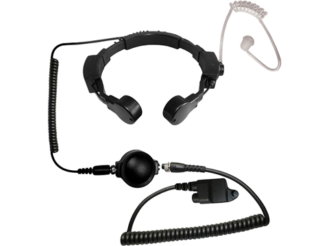 Code Red Headsets Assault Modular Throat Microphone w/ PTT (Connector: Kenwood 2 Pin / Baofeng)