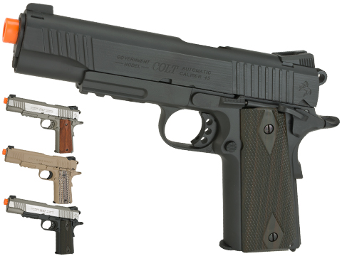 Colt Licensed 1911 Tactical Full Metal CO2 Airsoft Gas Blowback Pistol by KWC 