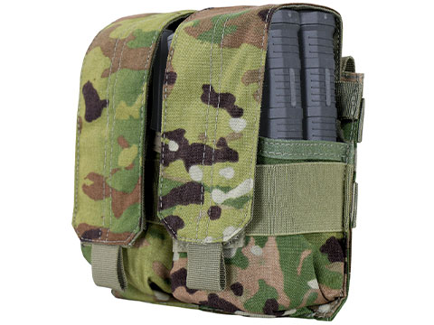 Condor Tactical Double M14 / 7.62 NATO Magazine Pouch (Color: Scorpion OCP)