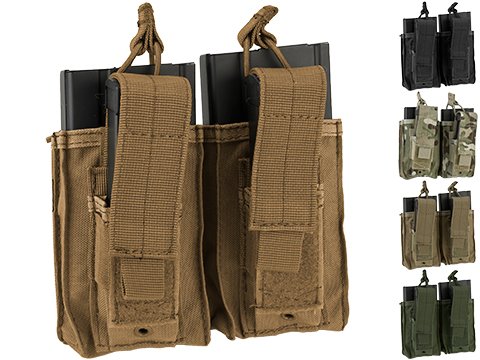 Condor MOLLE Double Kangaroo M14 & Pistol Mag Pouch (Color: OD Green)