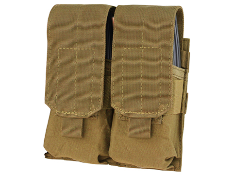 Condor Tactical Double AR15 / M4 / M16 / 5.56 NATO Magazine Pouch (Color: Coyote Brown)