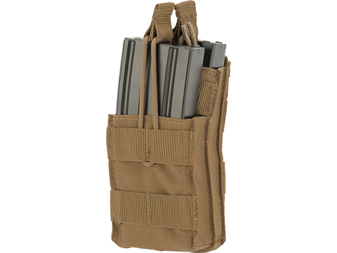Condor Single M4 / M16 Open-Top Stacker Mag Pouch (Color: Coyote Brown)