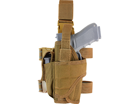 Condor Tornado Universal Tactical Thigh / Drop Leg Holster (Color: Coyote / Left Hand)