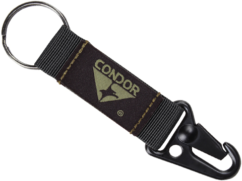 Licensed QD Tactical Metal Carabiner Type Keychain (Color: Black)
