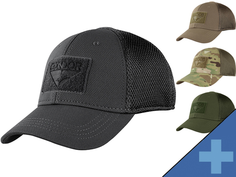 Condor Flex Tactical Mesh Cap (Color: Black / Large/X-Large)