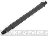 G&P CNC Aluminum Outer Barrel for M4 / M16 Series Airsoft AEG Rifles - 11 (Black)