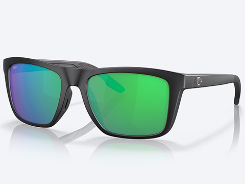 Costa Del Mar Mainsail Polarized Sunglasses (Color: Matte Black / 580P Green Mirror Lens)