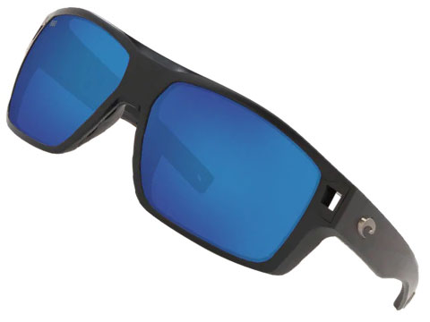 Costa Del Mar - Diego Polarized Sunglasses (Color: Matte Black / 580G Blue Mirror Lens)