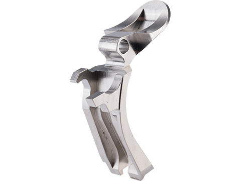 CowCow Technology Match Grade CNC Grip Safety (Color: Silver)