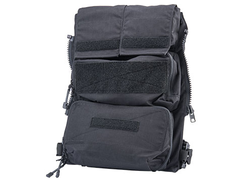 Crye Precision Pouch Zip-On Panel 2.0 (Color: Black / Large - X-Large)