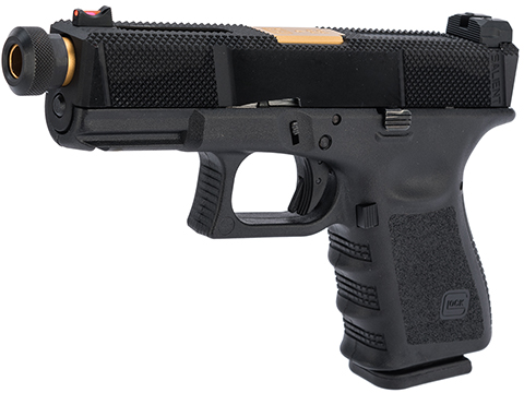 Elite Force Fully Licensed GLOCK 19 Gen.3 w/ EMG Salient Arms International Tier One Utility Slide (Type: Green Gas)