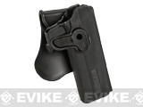 Matrix Hardshell Adjustable Holster for 1911 Series Airsoft Pistols (Type: Black / Paddle Attachment)