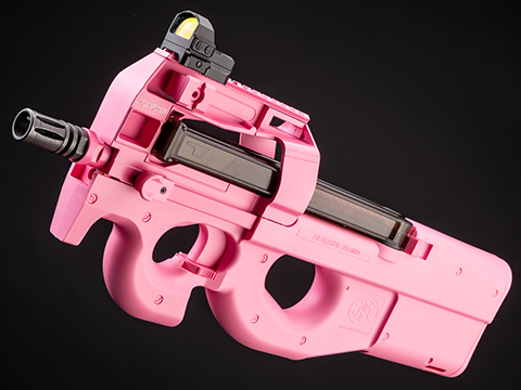 FN Herstal Licensed P90 Full Size Metal Gearbox Airsoft AEG (Color: Pink / Gun Only)