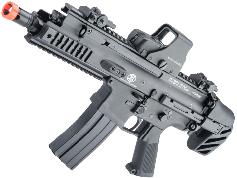 Cybergun FN Herstal-Licensed Advanced SCAR-SC Compact Airsoft AEG w/ QD Spring & MOSFET by CYMA (Color: Black)