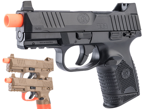 SoftAir FN Herstal Licensed 509 Compact Tactical Airsoft Spring Pistol 