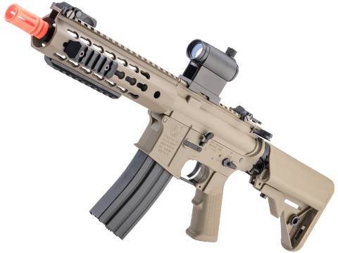 Cybergun Licensed Colt Sportsline M4 AEG Rifle w/ G3 Micro-Switch Gearbox (Model: Keymod 8 / Tan)