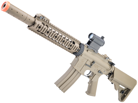 Cybergun Licensed Colt Sportsline M4 AEG Rifle w/ G3 Micro-Switch Gearbox (Model: Silent Ops 9 / Tan)