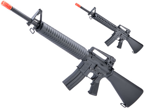 6mmProShop FN Herstal Licensed FN15 Full Metal M16 Gas Blowback Airsoft Rifle (Model: FN15)