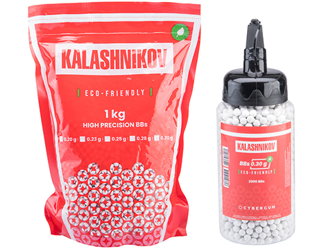 Kalashnikov Licensed Eco-Friendly Biodegradable Precision Airsoft BBs (Weight: 0.28g / 1kg)