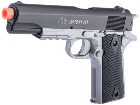 Cybergun Colt Licensed M1911A1 Full Size Airsoft Spring Pistol w/ Metal Slide (Color: Two Tone / Gun Only)