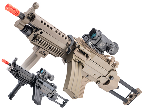 A&K x SP Systems Custom FN Licensed Middleweight M249 SAW Machine Gun by Cybergun 