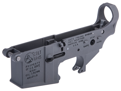 Cybergun Colt Licensed CNC Lower Receiver for Tokyo Marui M4 MWS Gas Blowback Airsoft rifles by Angry Gun (Model: M16A1)