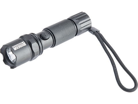 Swiss Arms 100 Lumen Rechargeable Compact Flashlight w/ Picatinny Mount ...