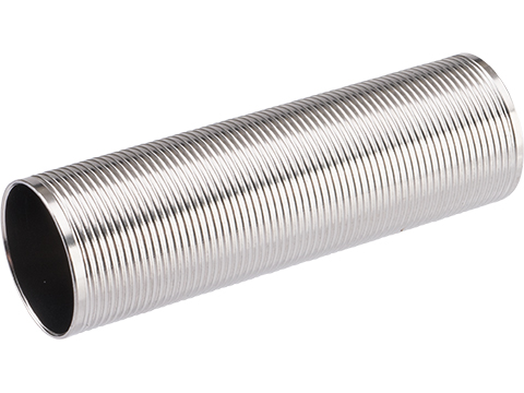 CYMA Stainless Steel Ribbed Full Cylinder for SR-25, SVD and SVU Airsoft AEG Rifles (Size: 82mm)