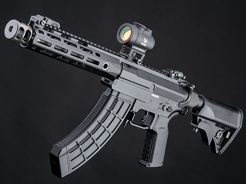 CYMA Platinum SR-47 MK47 QBS Airsoft AEG Rifle (Model: 8 M-LOK / Waffle Magazine)