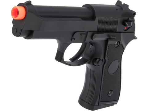 CYMA AEP Full Auto Select Fire M9 Airsoft AEP Pistol w/ Metal Gearbox & MOSFET (Color: Black)