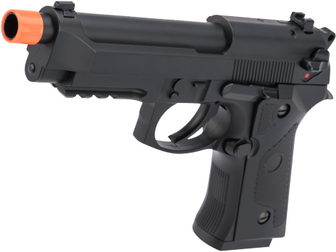 PISTOLA PVC AIRSOFT (HG-190) GAS BLOW BACK CON MALETIN MALETIN HFC (REPLICA  BERETTA M9)