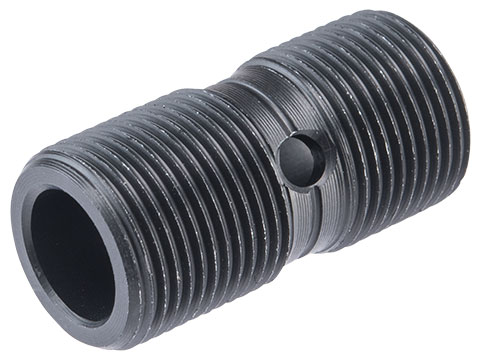 Cyma Aluminum Airsoft Thread Adapter for Internally Threaded Outer Barrels (Model: 14mm- to 14mm+)