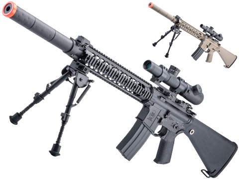 CYMA Sport Full Metal MK12 SPR MOD.1 Airsoft AEG (Color: Black)