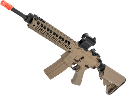 CYMA Sport SR16 E3 Full Metal Li-Po Ready High Performance Competition Airsoft AEG (Color: Tan / Long)