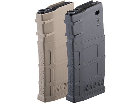 CYMA 110rd Polymer Mid-Cap Magazine for SR-25 Series Airsoft AEG Rifles (Color: Tan)