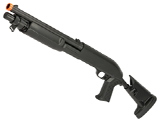 CYMA Sport M3 3-Round Burst Multi-Shot Shell Loading Airsoft Shotgun (Model: Retractable Stock CQB)