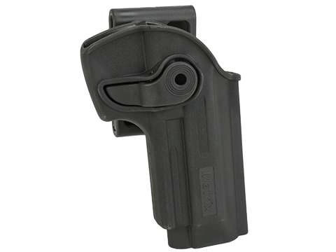 Matrix Hardshell Adjustable Holster for M9 Series Airsoft Pistols (Type: Black / Belt Attachment)