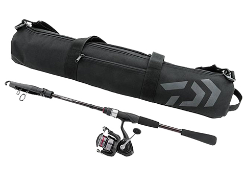 Daiwa Travel Compact Spinning Rod & Reel Combo (Model: DTC25BI72TMFSE)