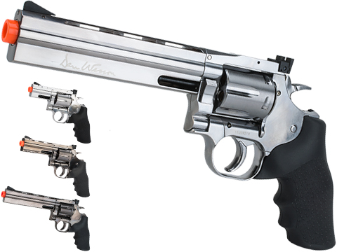 ASG Dan Wesson 715 CO2 Powered Airsoft Revolver (Model: Full Power Version / Silver / 6)