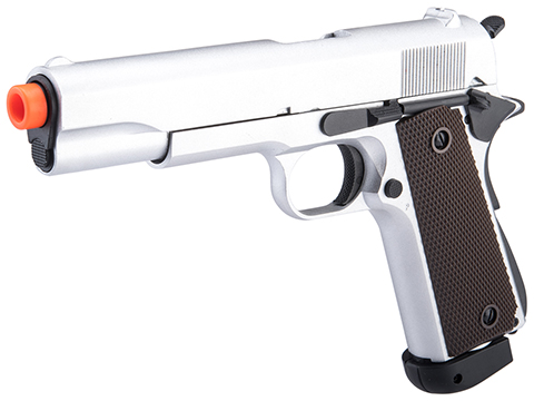 Double Bell M1911A1 Airsoft Gas Blowback Pistol (Color: Silver / CO2)