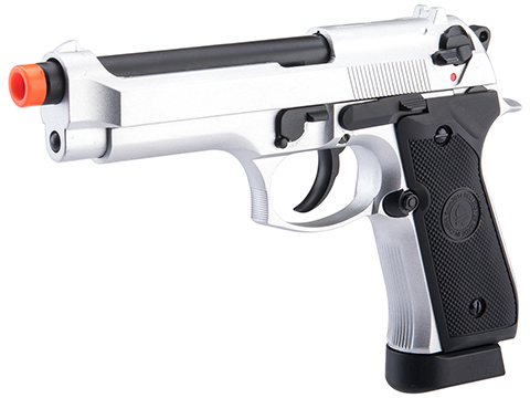 Double Bell M92 Gas Blowback Airsoft Pistol (Color: Silver / CO2)