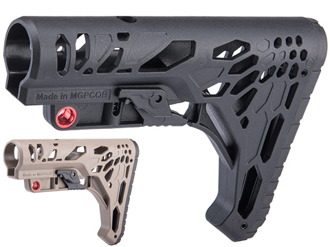 Double Bell Python Pattern Stock for M4 / M16 Series Mil-Spec Buffer Tubes (Color: Dark Earth)